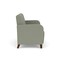 Lesro Siena Lounge Reception 2 Seat Tandem Seating No Center Arm, Walnut, OH Eucalyptus Upholstery SN2101 - alternate 3
